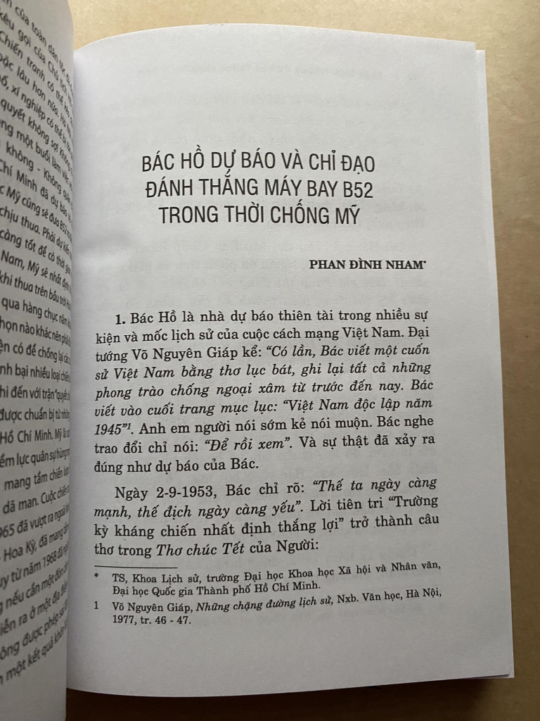 Nhớ về chiến thắng Hà Nội Điện Biên Phủ trên không năm 1972