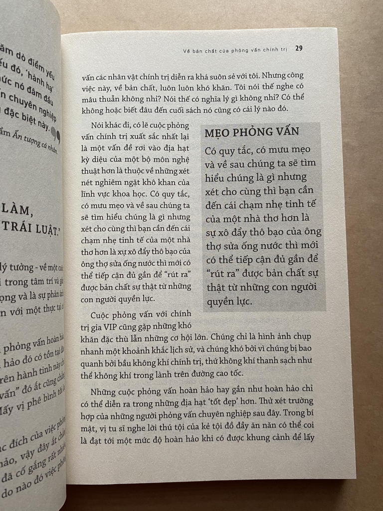 Nghệ thuật phỏng vấn chính trị