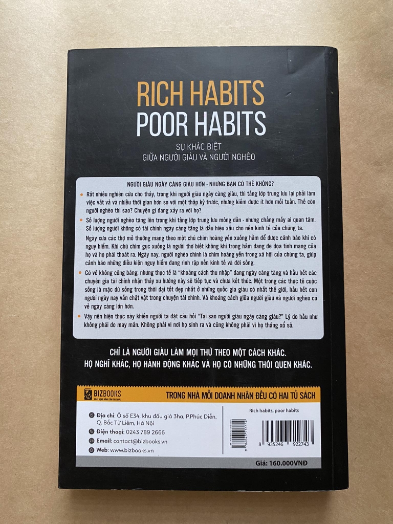 Rich habits, poor habits - Sự khác biệt giữa người giàu và người nghèo