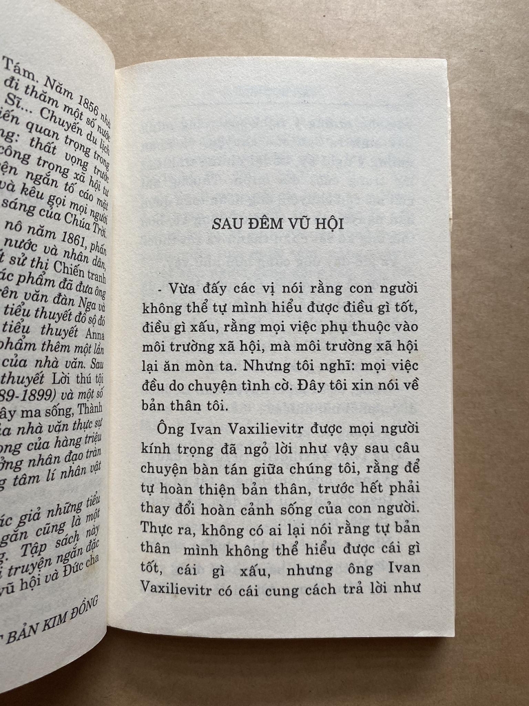 Sau đêm vũ hội ( sách khổ nhỏ )