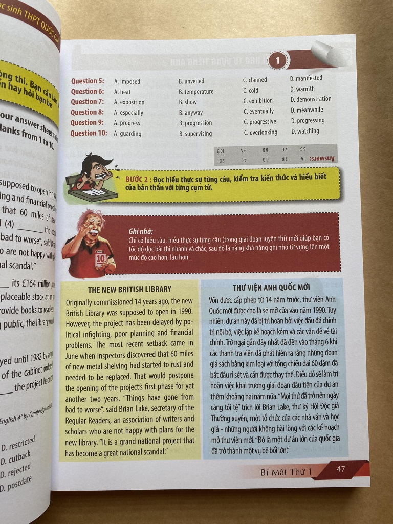 Luyện Siêu Trí Nhớ Từ Vựng Tiếng Anh Dành Cho Học Sinh THPT Quốc Gia