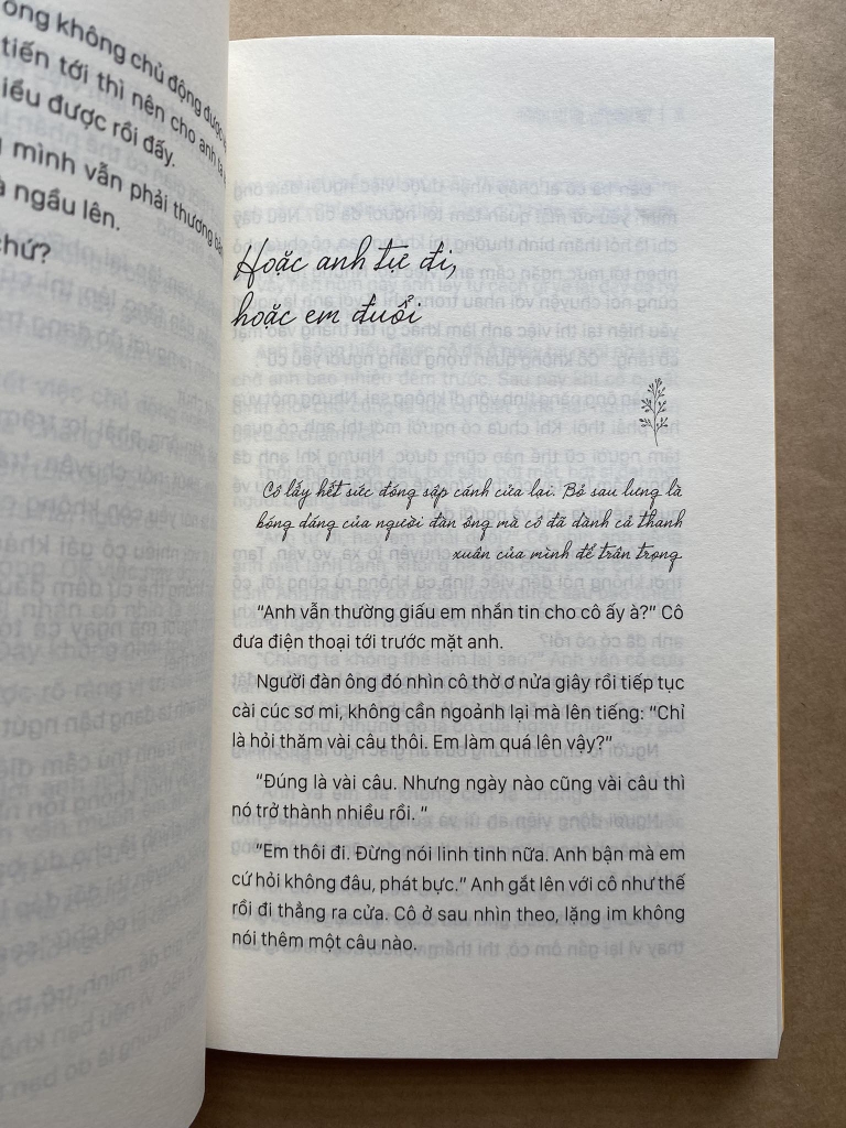 Yêu không lụy, giữ tôn nghiêm