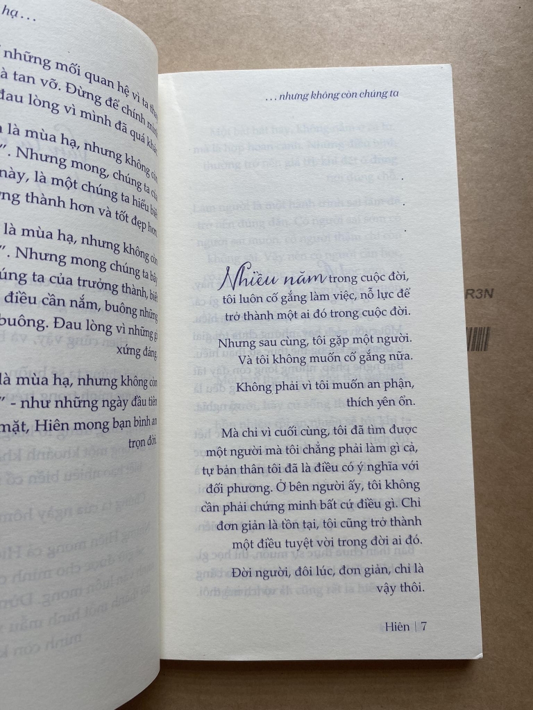 Vẫn Là Mùa Hạ Nhưng Không Còn Chúng Ta