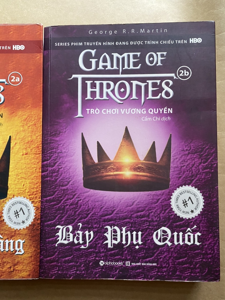 Bộ Trò Chơi Vương Quyền - Phần 2 (2 Cuốn 2A & 2B)