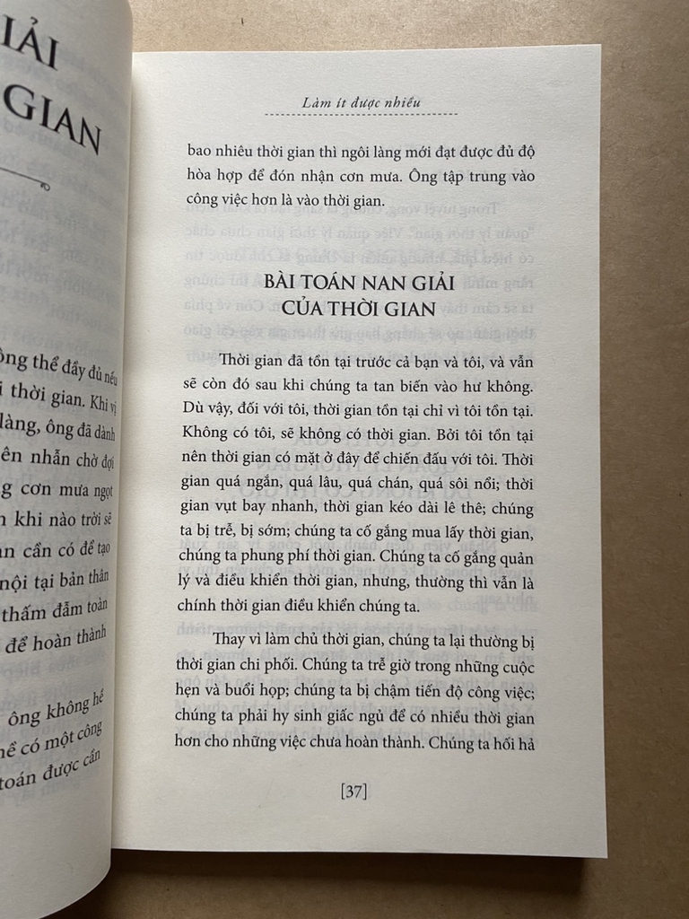 Làm Ít Được Nhiều
