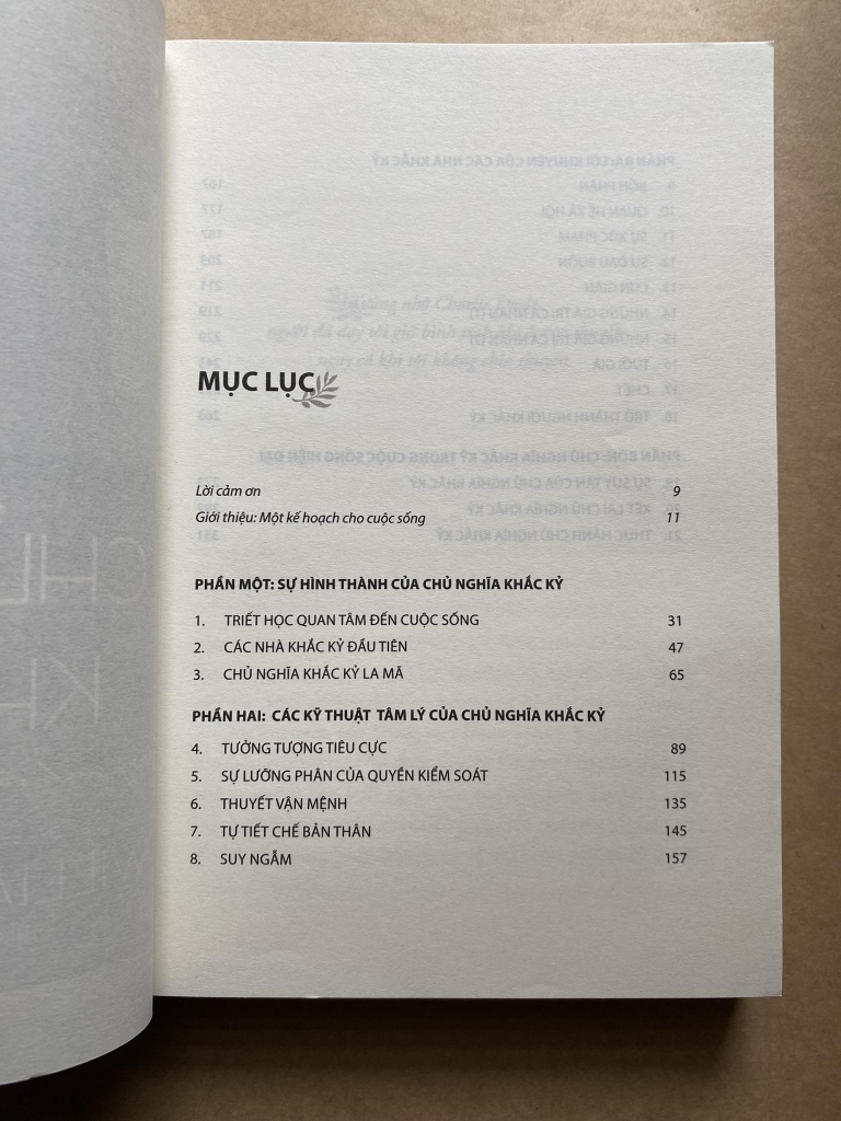 Chủ Nghĩa Khắc Kỷ - Phong Cách Sống Bản Lĩnh Và Bình Thản