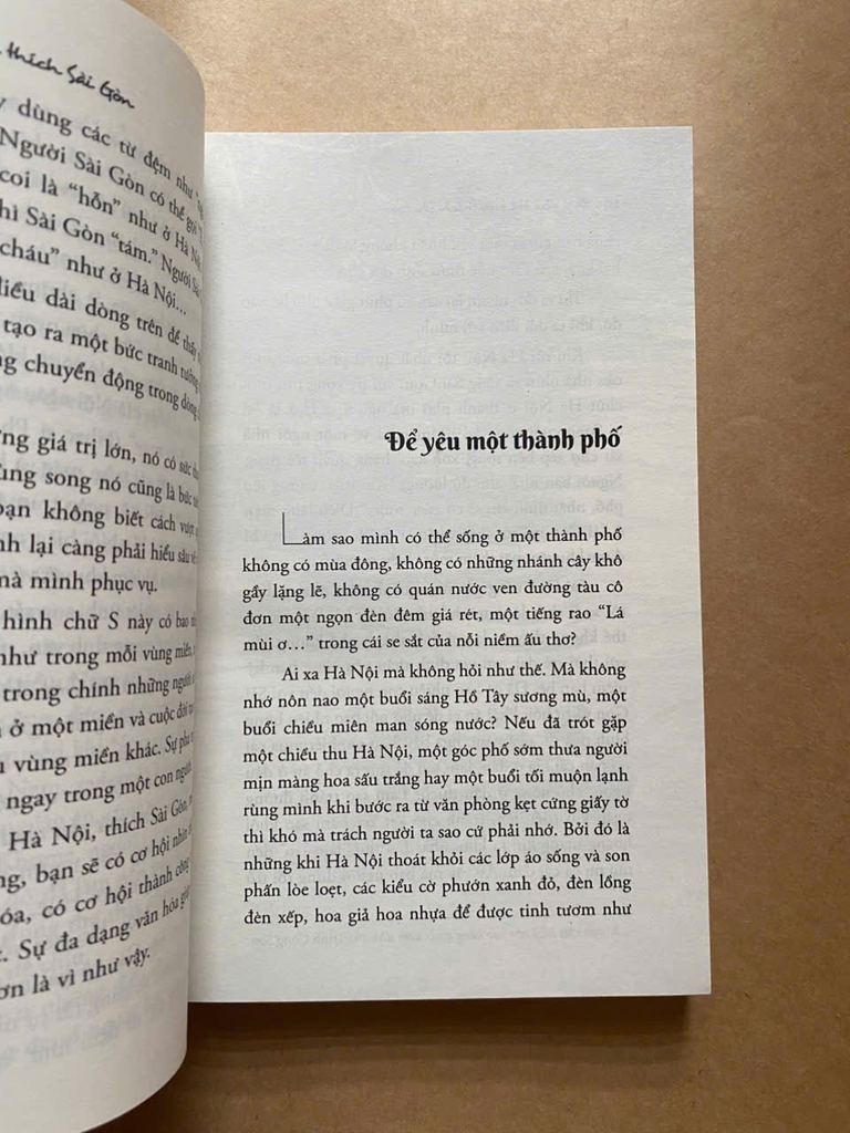 Yêu Hà Nội Thích Sài Gòn