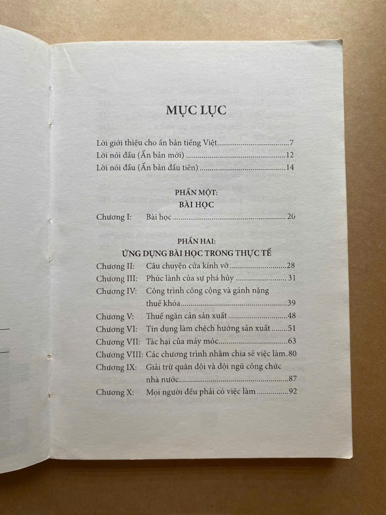Hiểu Kinh Tế Qua Một Bài Học