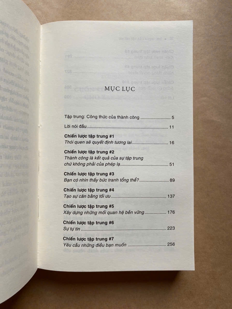 Sức Mạnh Của Tập Trung
