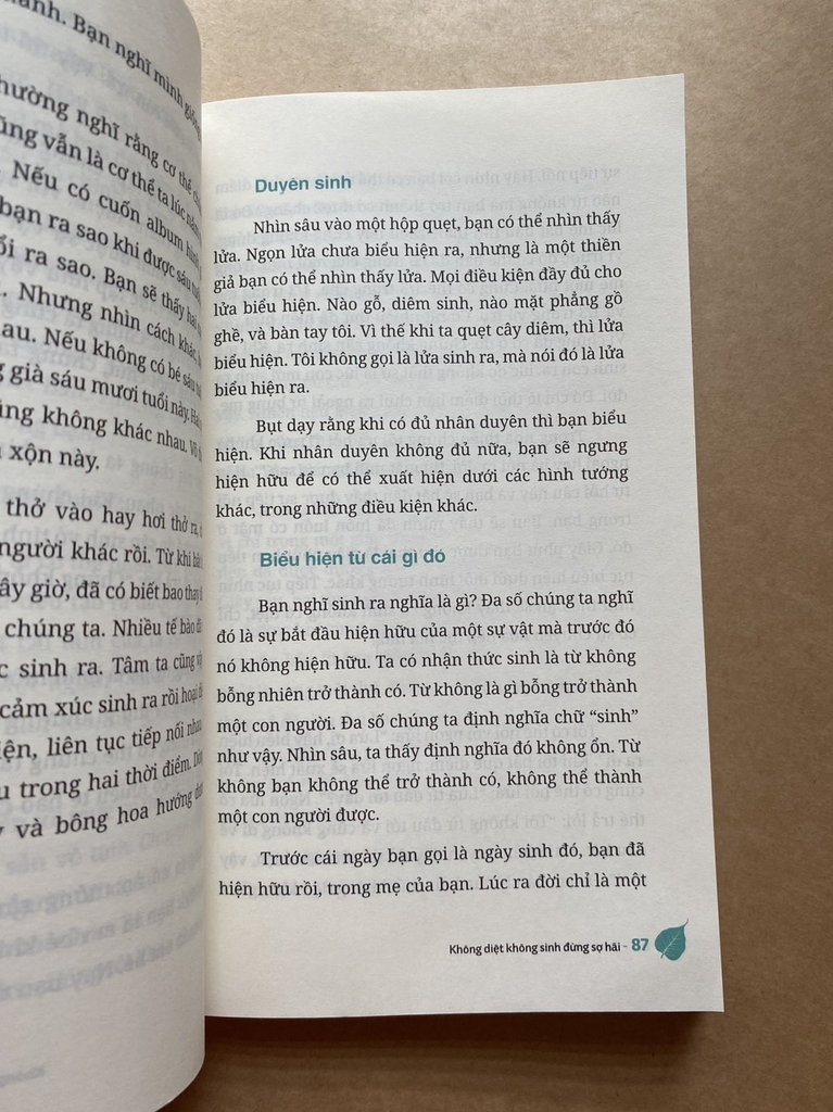 Không Diệt Không Sinh Đừng Sợ Hãi