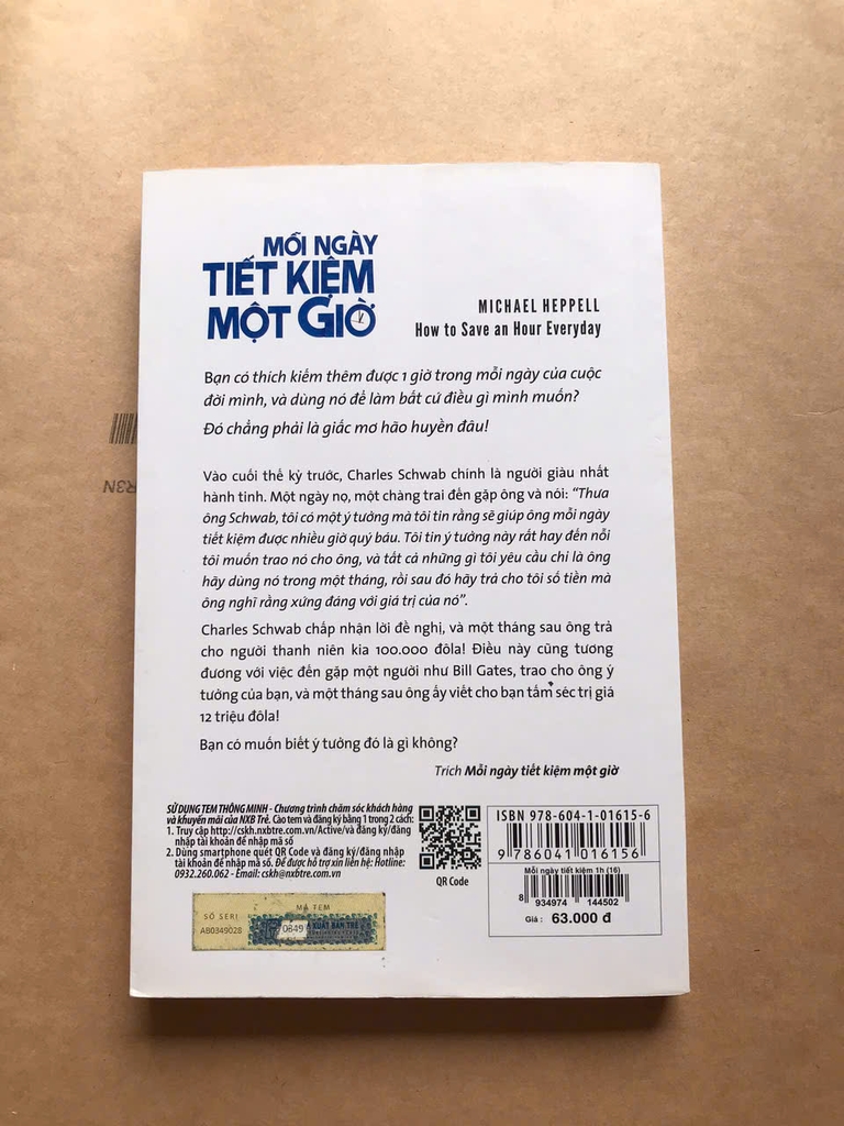 Mỗi ngày tiết kiệm một giờ