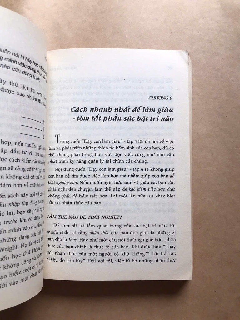 [ Dạy con làm giàu 5 ] - Để có sức mạnh về tài chính