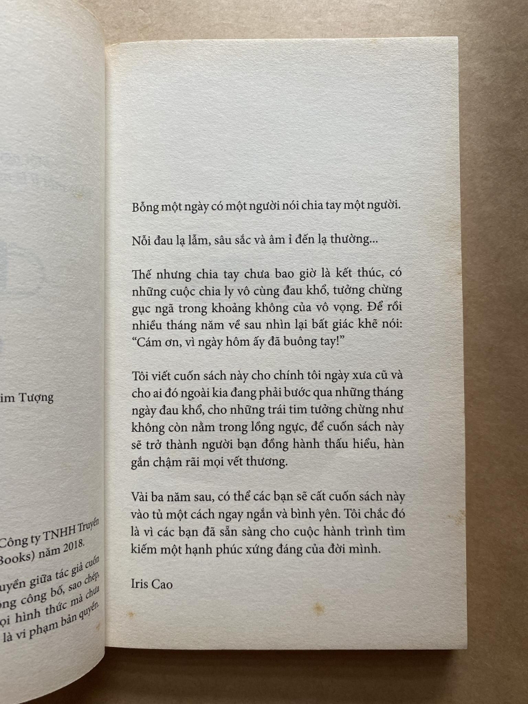 Hôm Nay Người Ta Nói Chia Tay…