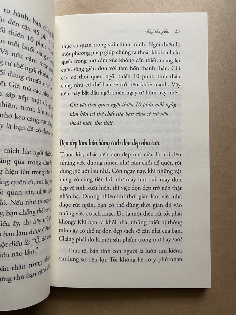 Sống Đơn Giản Cho Mình Thanh Thản