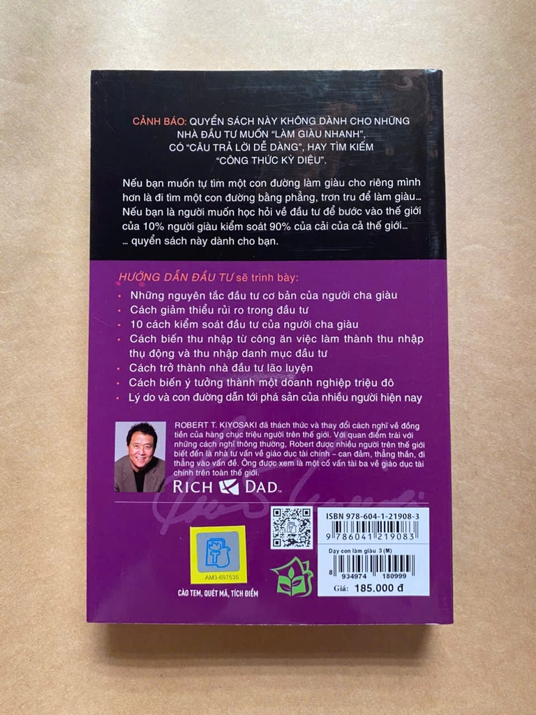 Dạy Con Làm Giàu 03 - Hướng Dẫn Đầu Tư
