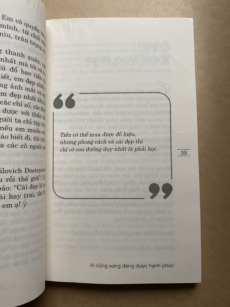 Ai Cũng Xứng Đáng Được Hạnh Phúc