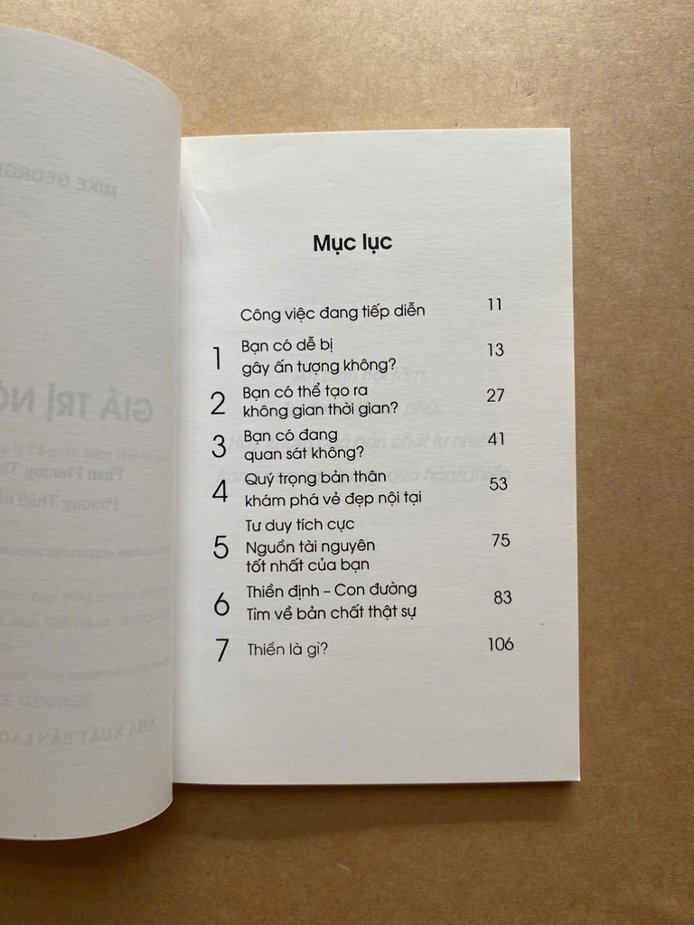 Giá Trị Nội Tại ( sách khổ nhỏ )