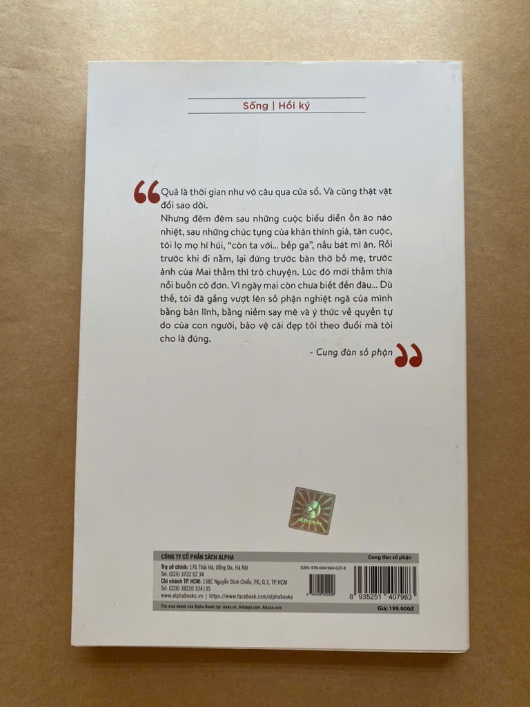 Cung Đàn Số Phận - Hồi Ký Lộc Vàng