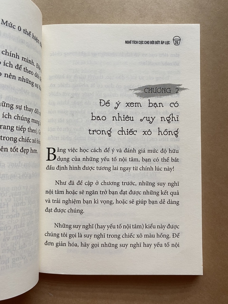 Nghĩ tích cực cho đời bớt áp lực