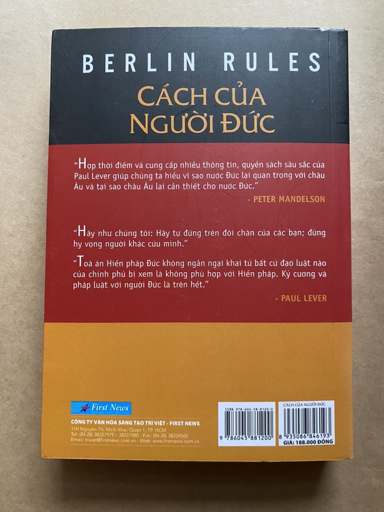 Berlin Rules - Cách Của Người Đức