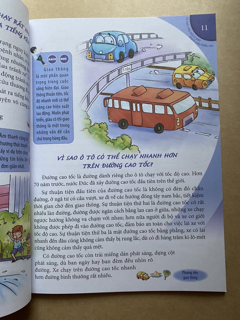 10 Vạn Câu Hỏi Vì Sao Dành Cho Thiếu Nhi - Ô Tô, Tên Lửa Và Người Máy