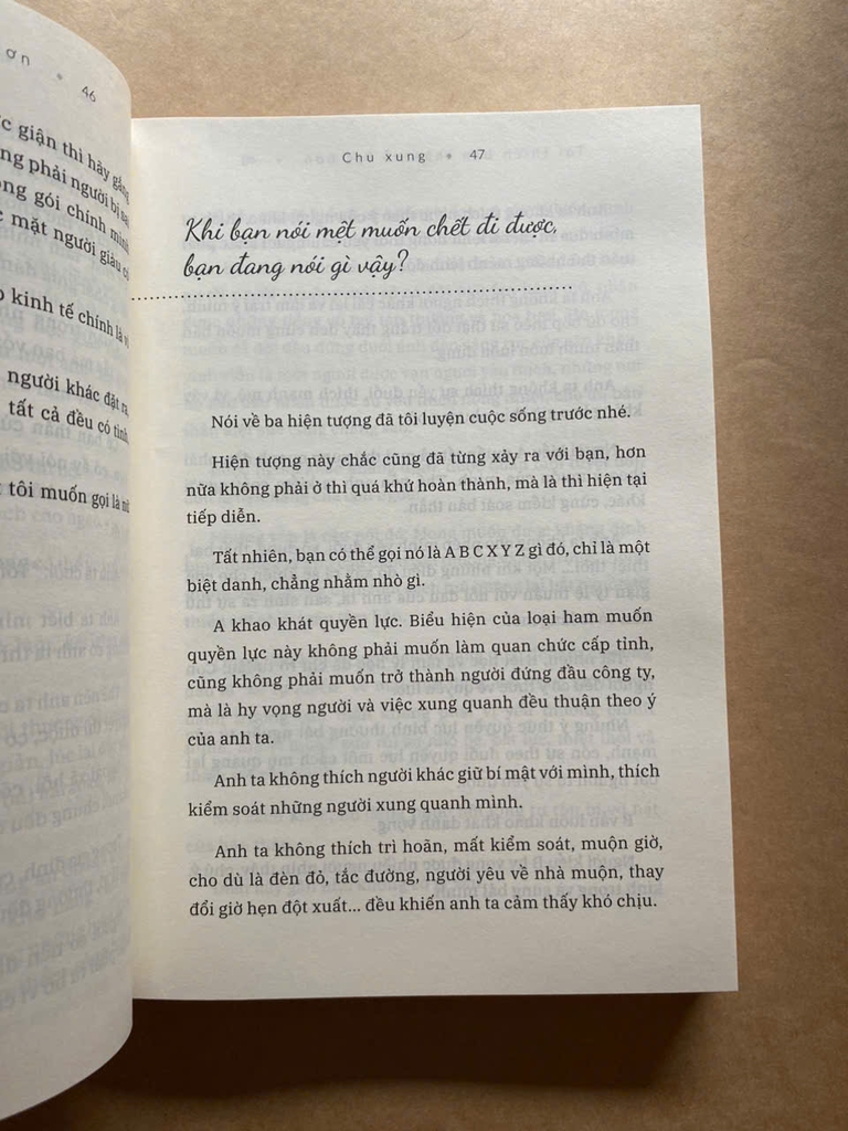 Tôi thích bản thân nỗ lực hơn