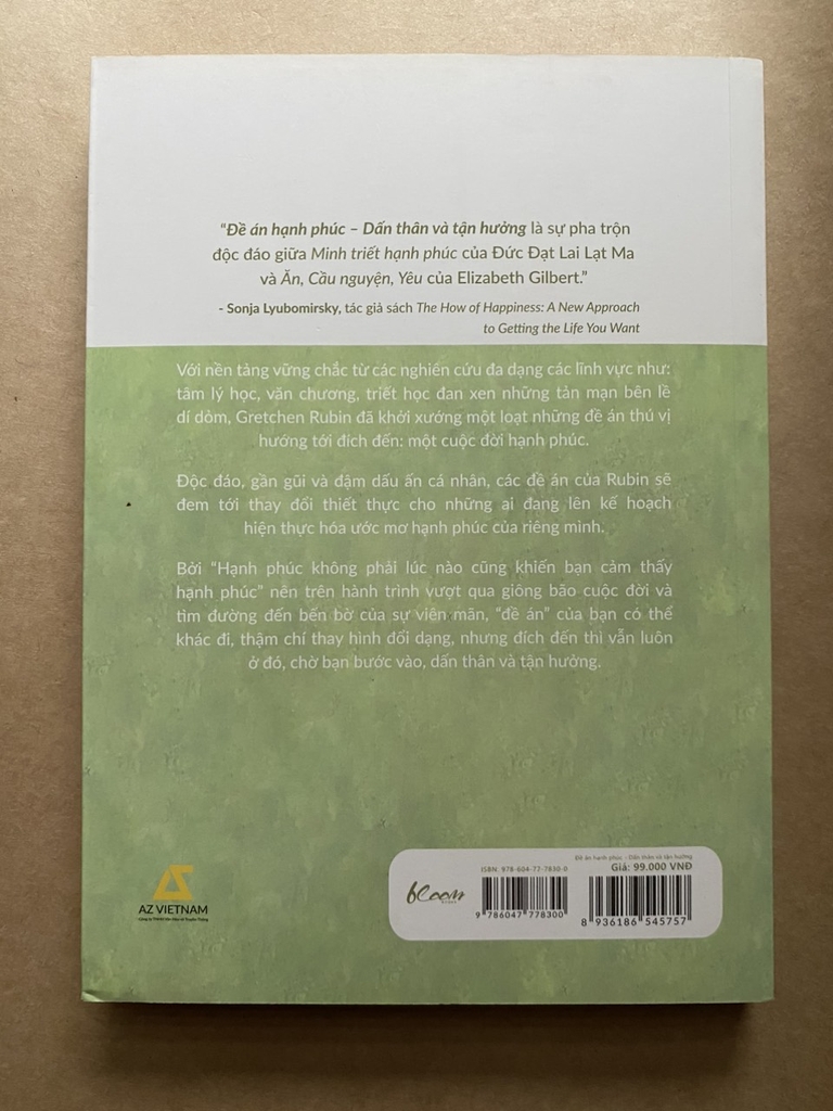 Đề Án Hạnh Phúc - Dấn Thân Và Tận Hưởng