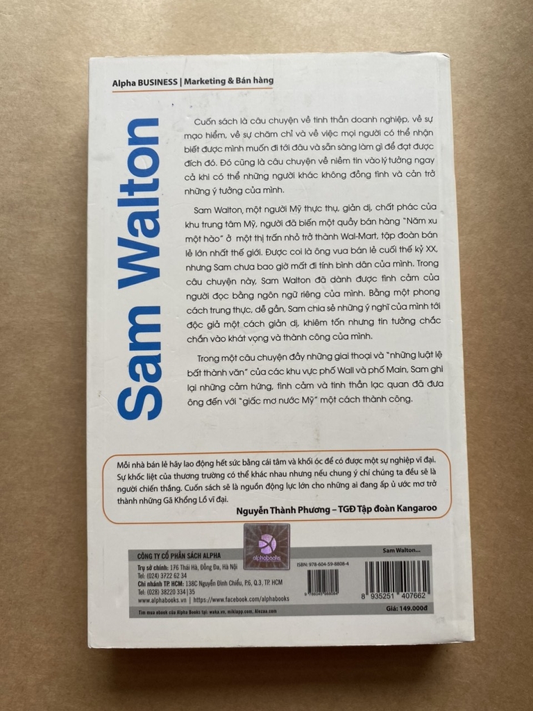 Sam Walton - Cuộc Đời Kinh Doanh Tại Mỹ