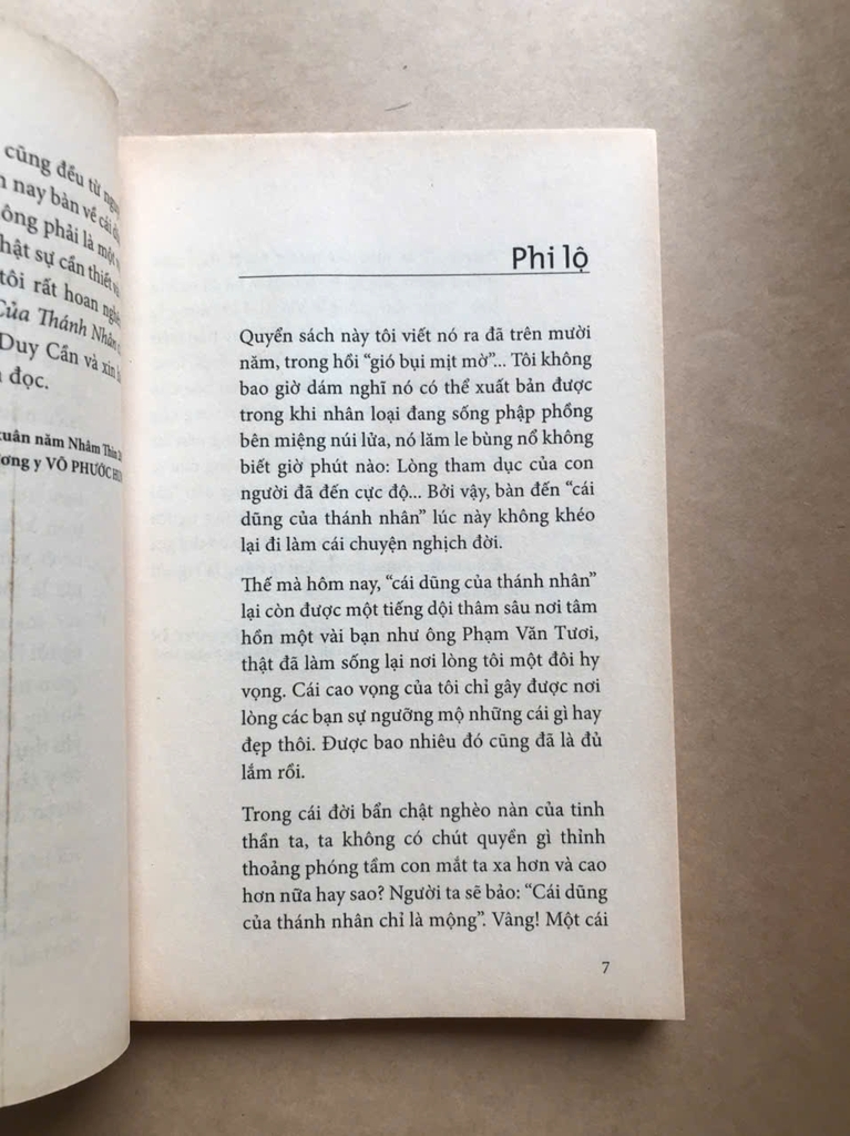 Cái Dũng Của Thánh Nhân