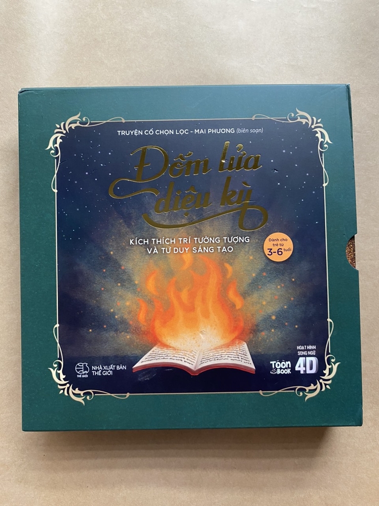 Cổ Tích Song Ngữ 4D: Cô Bé Bán Diêm + Hansel Và Gretel + Bác Nông Dân Và Con Quỷ (Bộ 3 Cuốn)