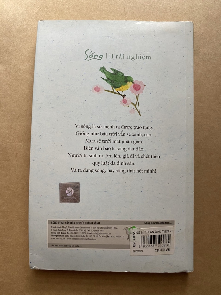 Sống Như Lần Đầu Tiên, Yêu Thương Như Lần Cuối