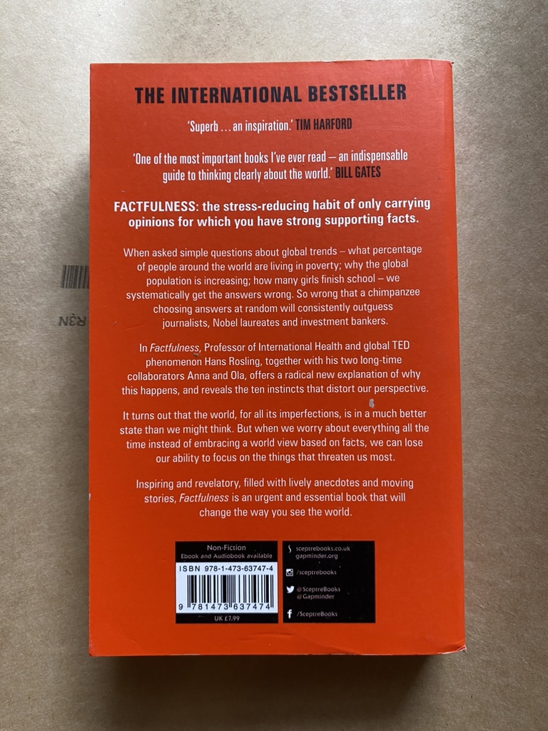 Factfulness ( sách tiếng Anh )