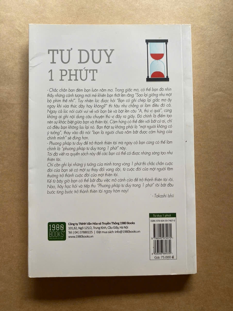 Tư Duy 1 Phút - Ý Tưởng Nằm Ở Lối Đi Khác Biệt