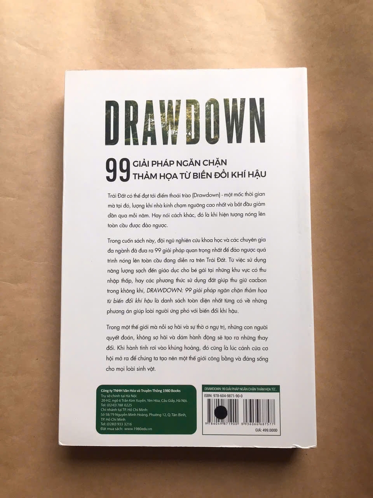 Drawdown - 99 Giải Pháp Ngăn Chặn Thảm Họa Từ Biến Đổi Khí Hậu
