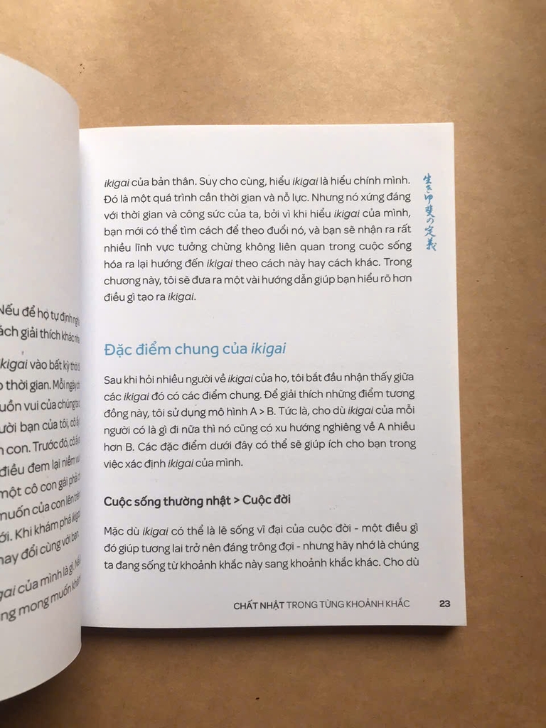 Ikigai - Chất Nhật Trong Từng Khoảnh Khắc