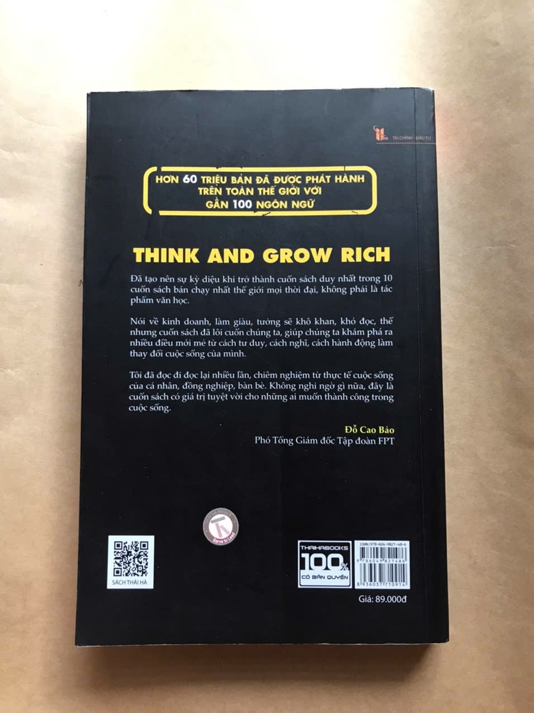 Think And Grow Rich - 13 Nguyên Tắc Nghĩ Giàu Làm Giàu