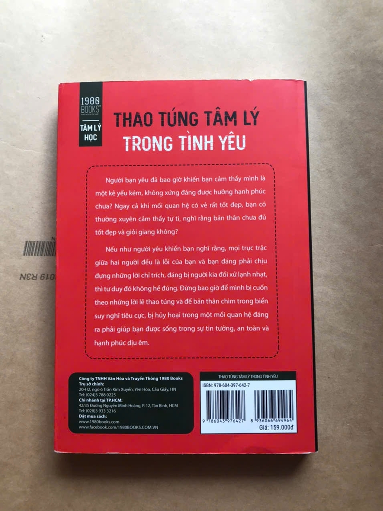Thao túng tâm lý trong tình yêu