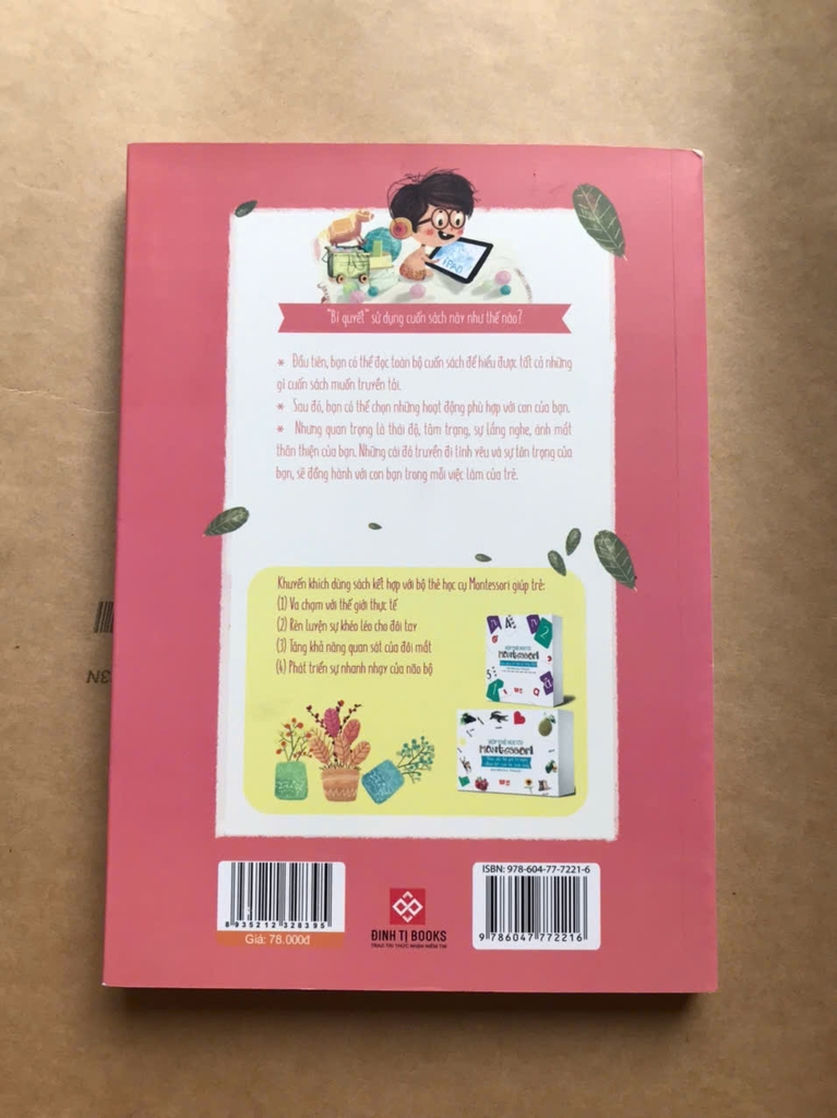 100 Hoạt Động Montessori: Con Không Cần Ipad Để Lớn Khôn