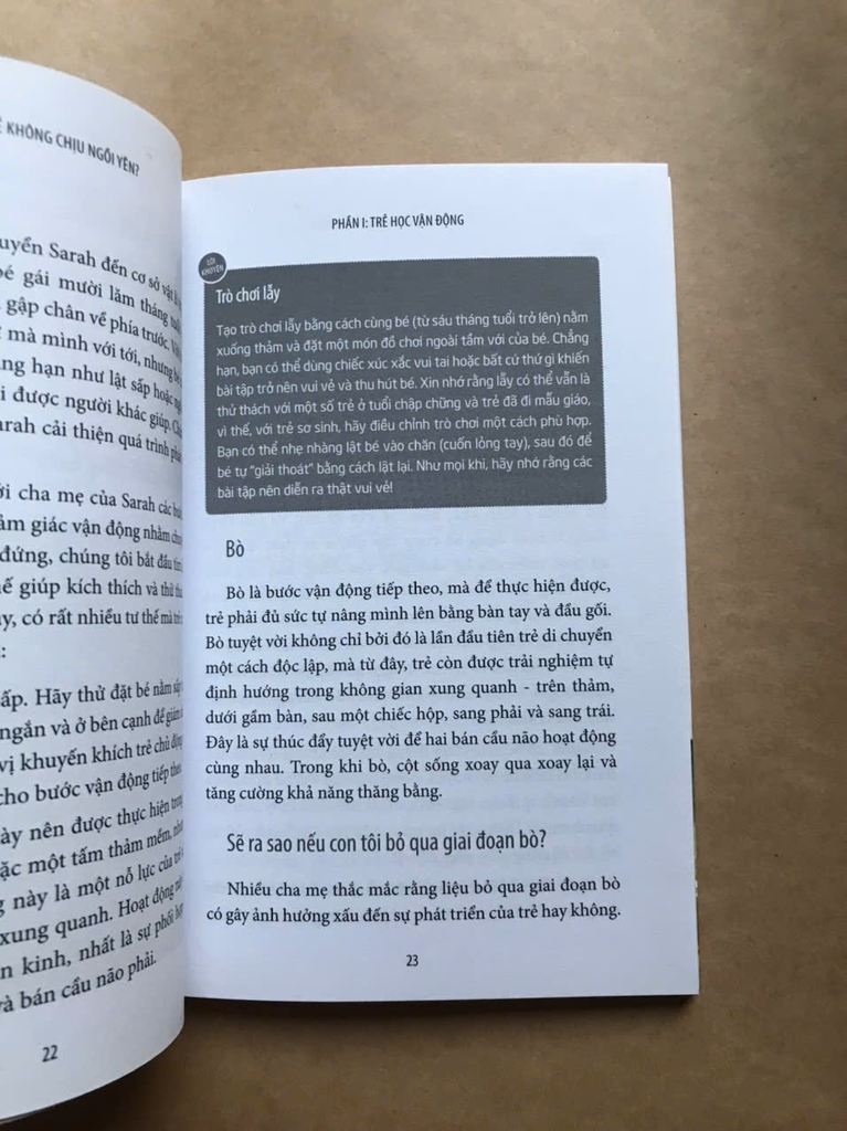 Vì Sao Trẻ Không Chịu Ngồi Yên?