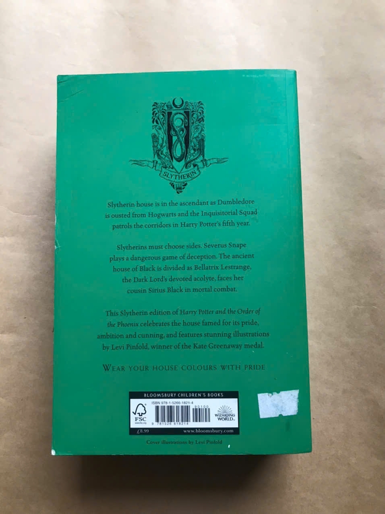Harry Potter and the Order of the Phoenix - Slytherin Edition (Paperback)