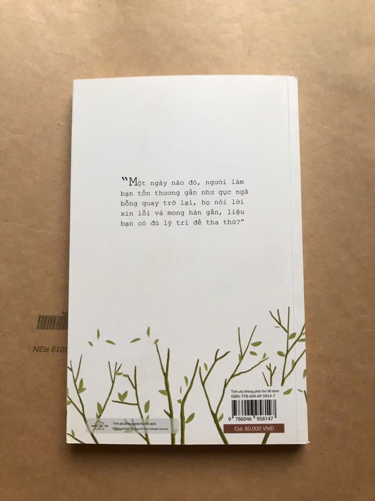 Tình Yêu Không Phải Thứ Để Dành