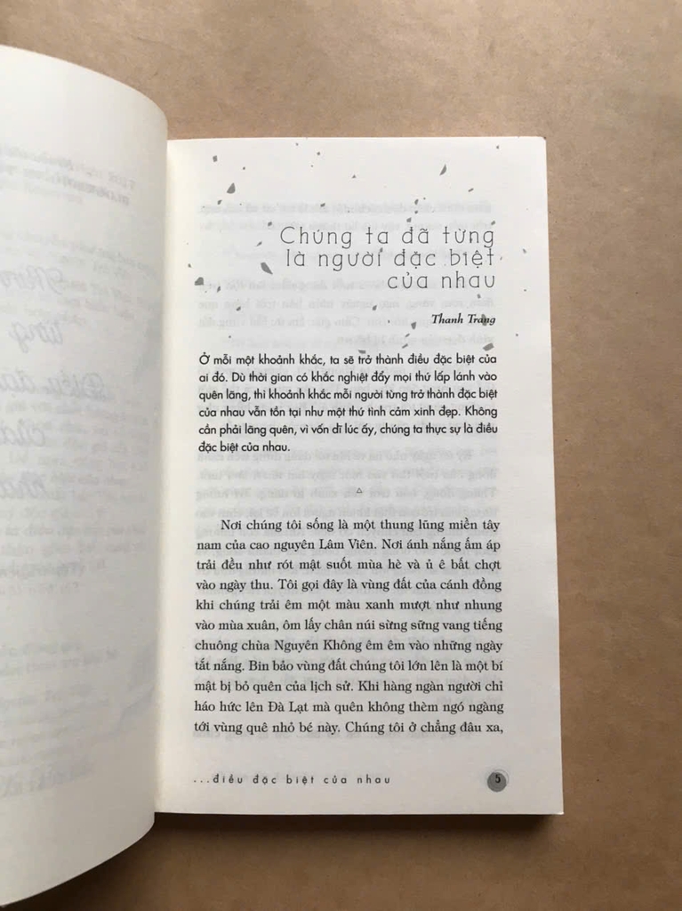 Mình Từng Là Điều Đặc Biệt Của Nhau