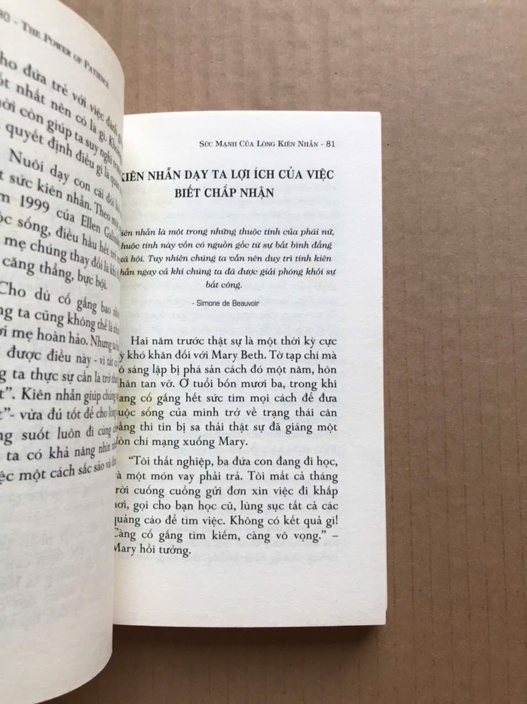 Sức Mạnh Lòng Kiên Nhẫn