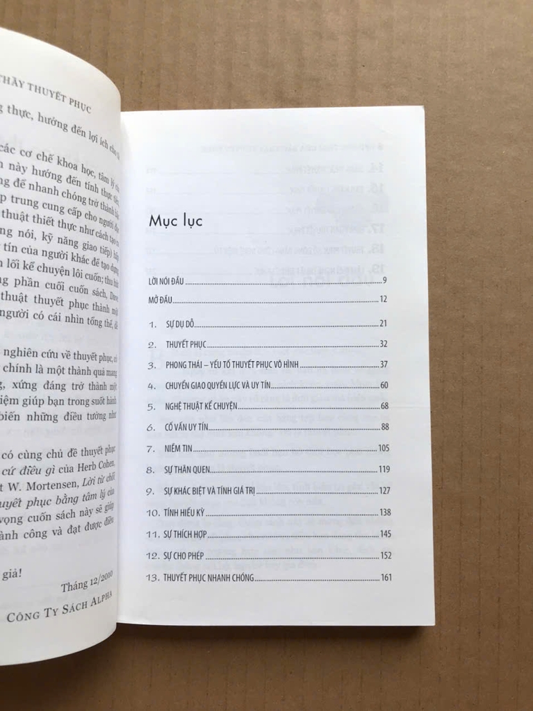 Phong thái của bậc thầy thuyết phục