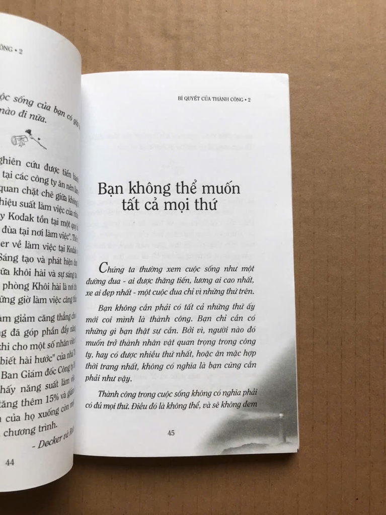 Bí quyết của thành công 2