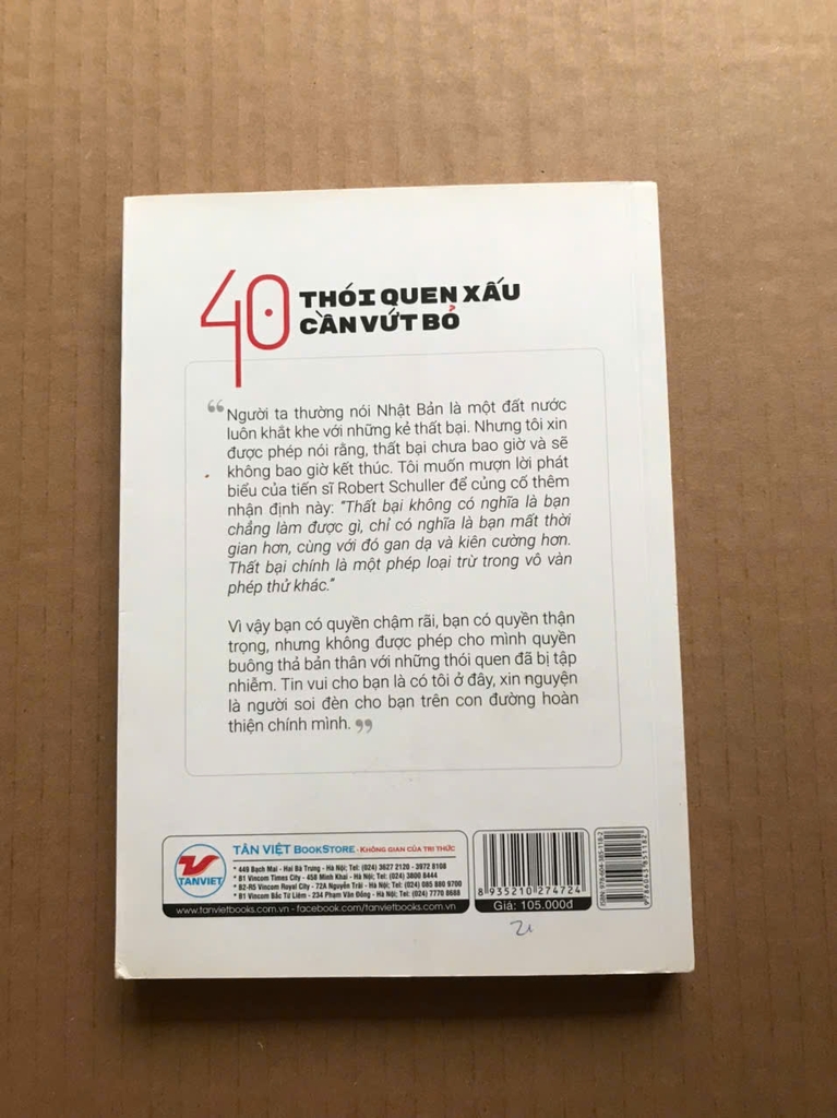 40 Thói Quen Xấu Cần Vứt Bỏ - Hành Trình Thay Đổi Bản Thân Đơn Giản Và Bền Vững