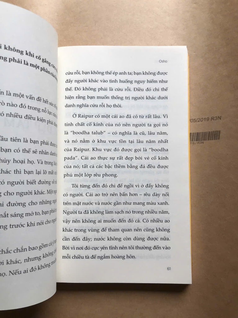 Osho - Giác Ngộ - Đừng Để Chân Lý Của Ai Đó Trở Thành Triết Lý Của Bạn