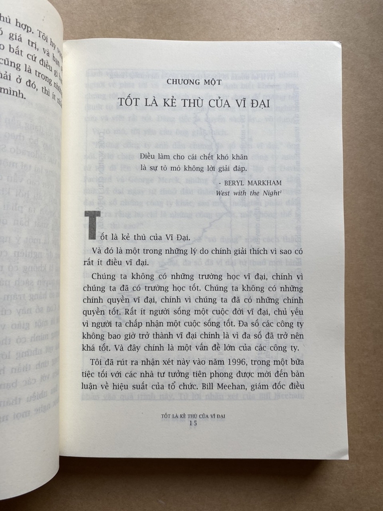 Từ Tốt Đến Vĩ Đại