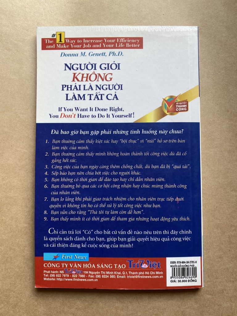 Người Giỏi Không Phải Là Người Làm Tất Cả