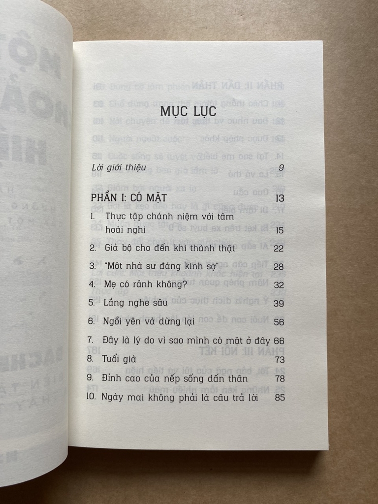 Một triệu khoảnh khắc hiện tại